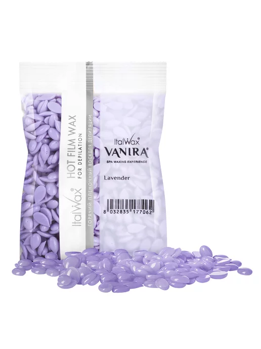 ITALWAX Воск для депиляции гранулы Лаванда, пленочный горячий, 100 г, 100 г, фото 8