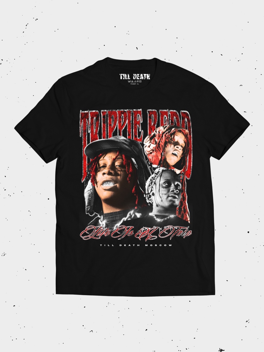 Футболка Trippie Redd Love Scars Триппи Редд Till Death Moscow 85690300  купить за 2310 ₽ в интернет-магазине Wildberries