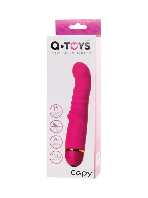 A-Toys by TOYFA Вибратор, 17.4 см, розовый, фото 6