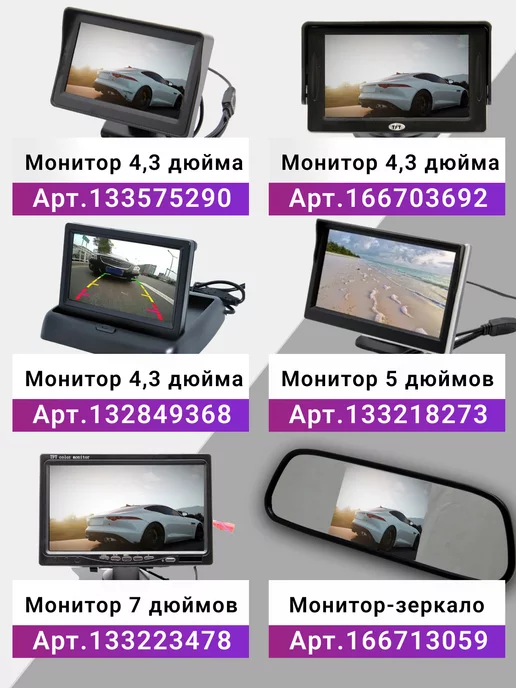 Martronik Автомобильная мини камера заднего вида, вариант, фото 4