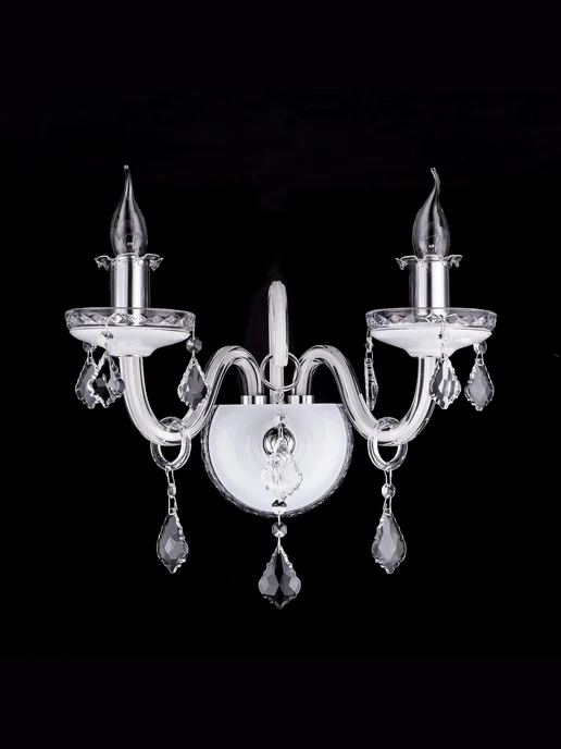 Citilux Бра настенное с хрусталем Марена CL352320, белый, фото 5
