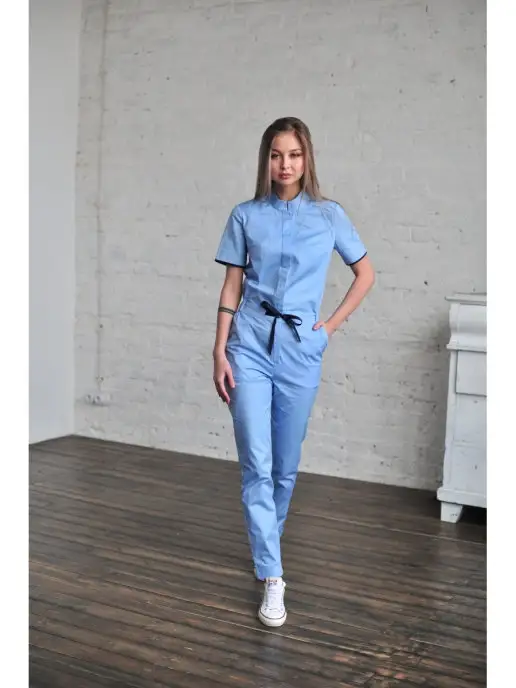 Eywa Medical Fashion Комбинезон медицинский, голубой, фото 2
