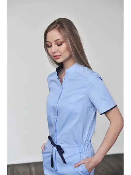 Eywa Medical Fashion Комбинезон медицинский, голубой, фото 3