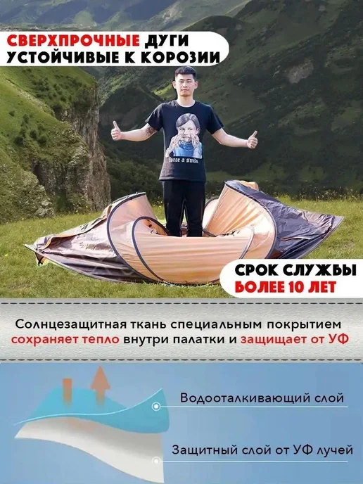 OXO tourist Палатка зимняя для рыбалки утепленная с полом трехслойная, вариант, фото 7