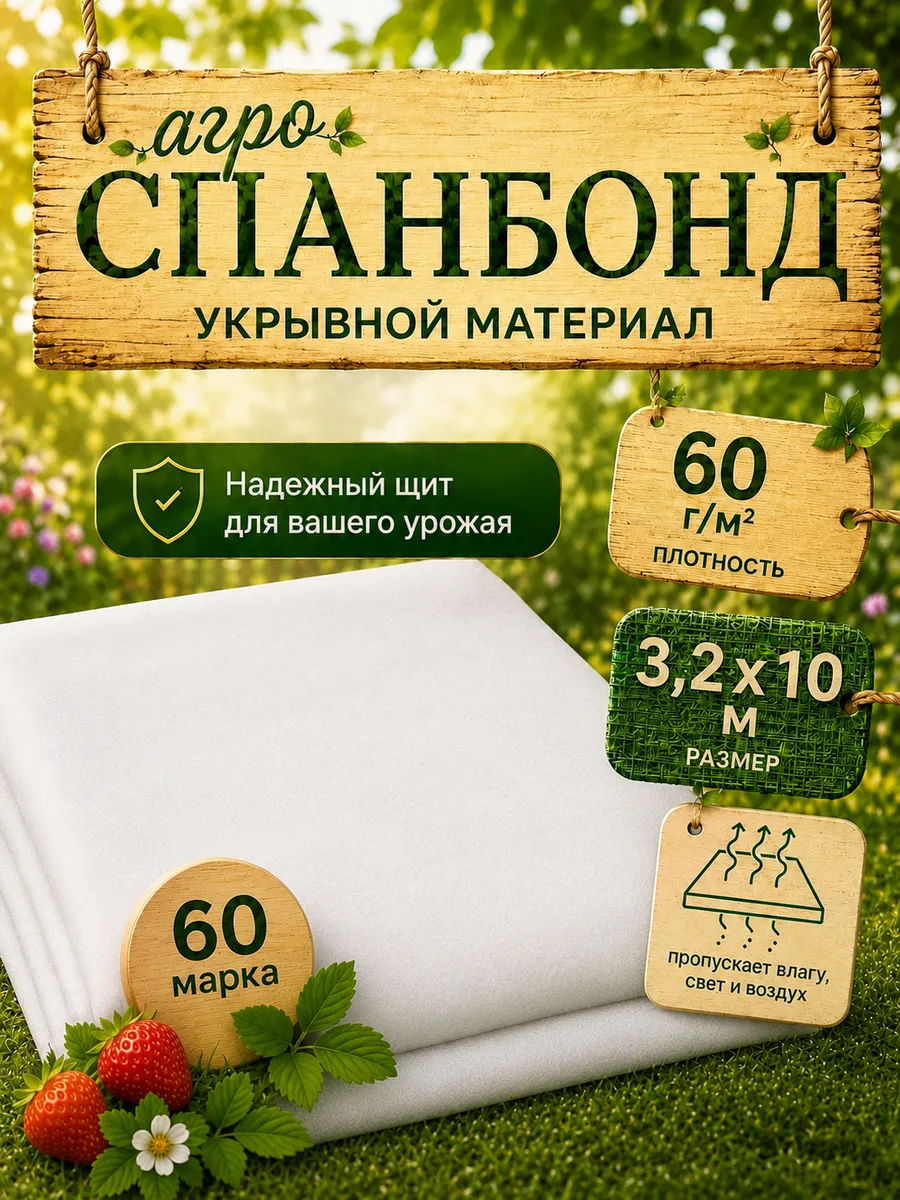 Укрывной материал для растений Спанбонд