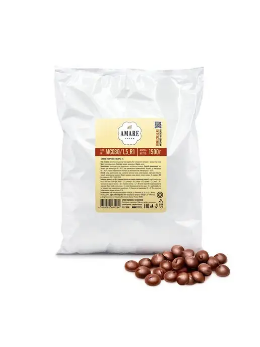 Amare cacao Жировая глазурь кондитерская горькая "Т" (MC030), 3 кг, 3 кг, фото 3