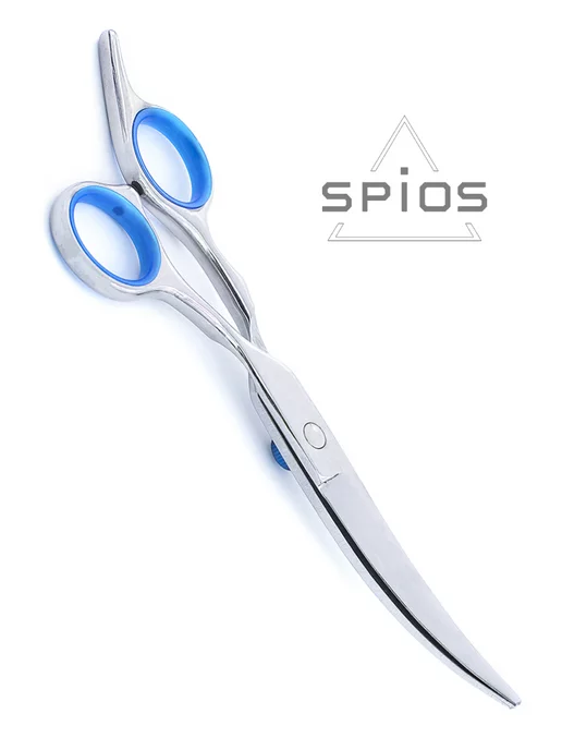 Spios Парикмахерские изогнутые ножницы груминг стрижка животных, вариант, фото 3