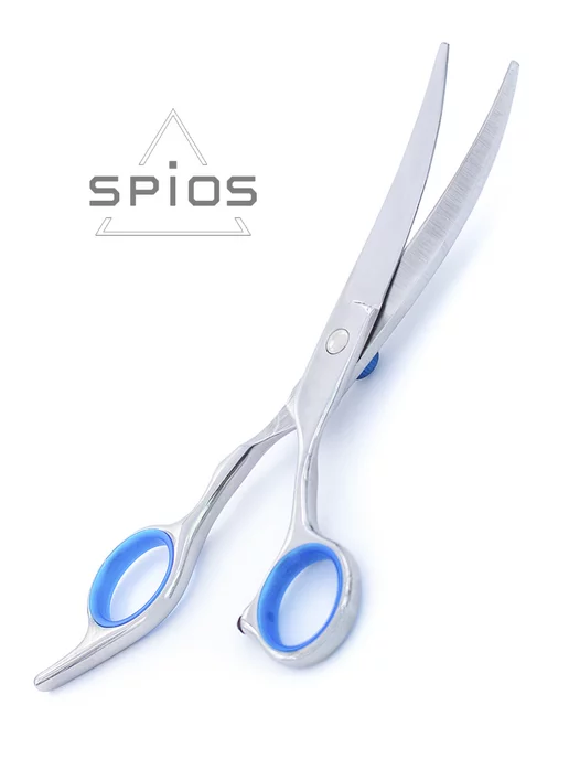 Spios Парикмахерские изогнутые ножницы груминг стрижка животных, вариант, фото 4