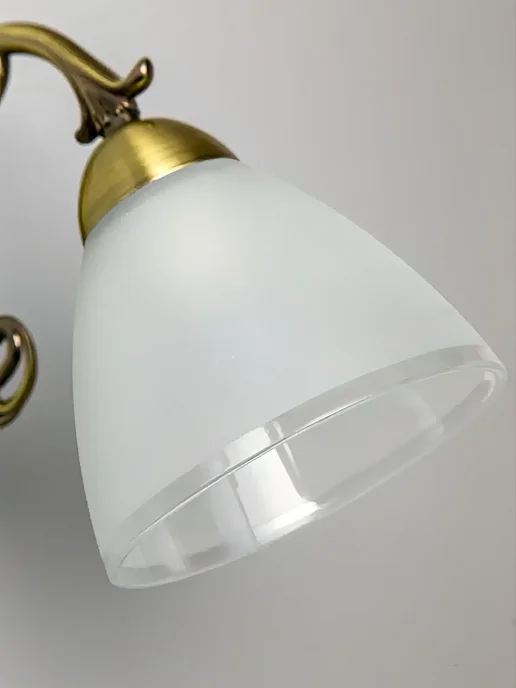 Citilux Бра классическое с выключателем Латур CL413411 бронза, белый, фото 6