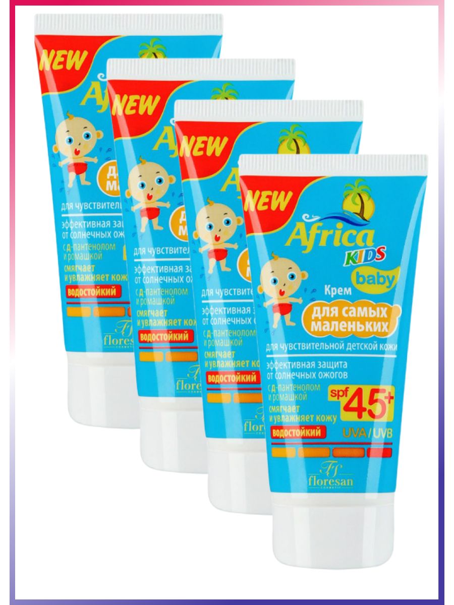 Кидс крем отзывы. Крем для загара Floresan Africa Kids Baby для самых маленьких spf45 50 мл. Солнцезащитный крем Floresan SPF 45. Солнцезащитный крем для детей 50 SPF. Солнцезащитный крем детский Африка.