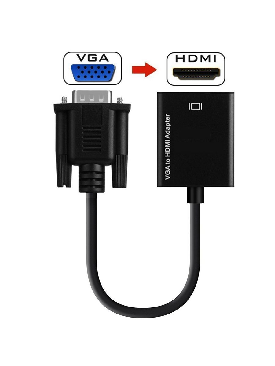 Нет изображения через переходник hdmi vga