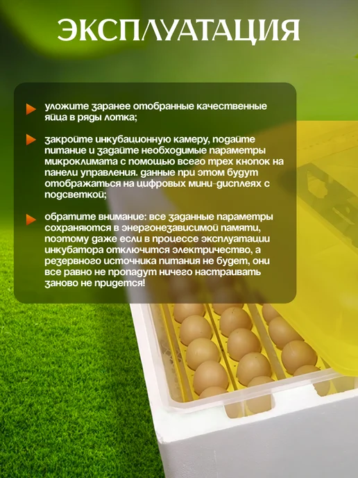 Sititek Автоматический инкубатор для 112 яиц, желтый, фото 4