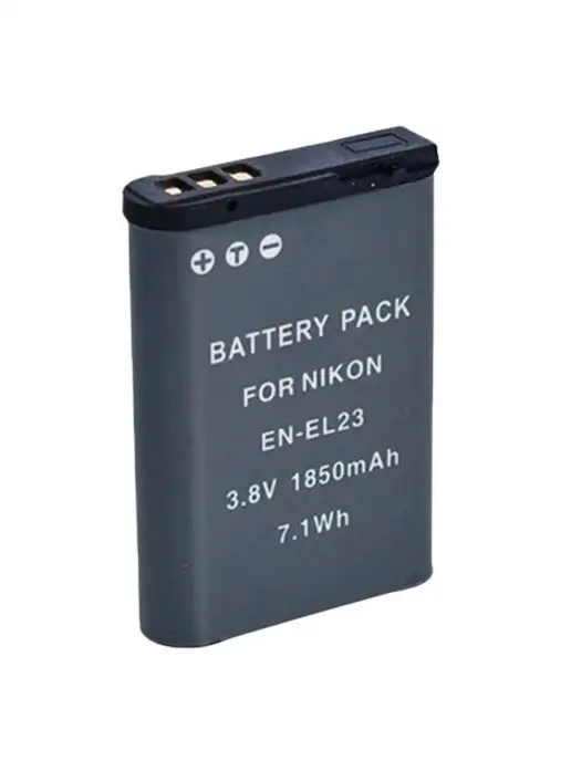 Zaryad Аккумулятор Jinnet EN-EL23 для Nikon 1850 mAh, 1850 мАч