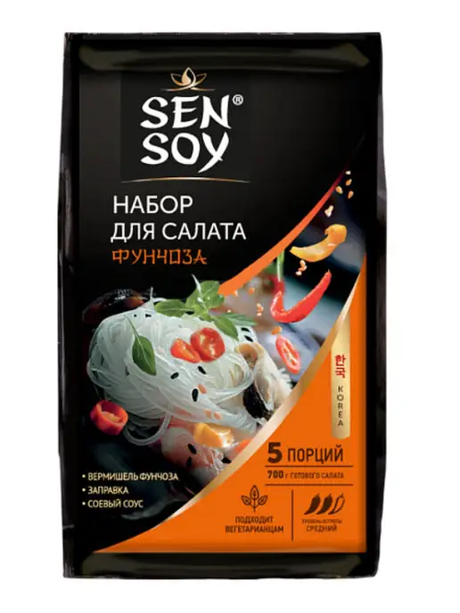 Sen Soy Premium Набор для салата фунчоза Sen Soy 210 гр, 210 г