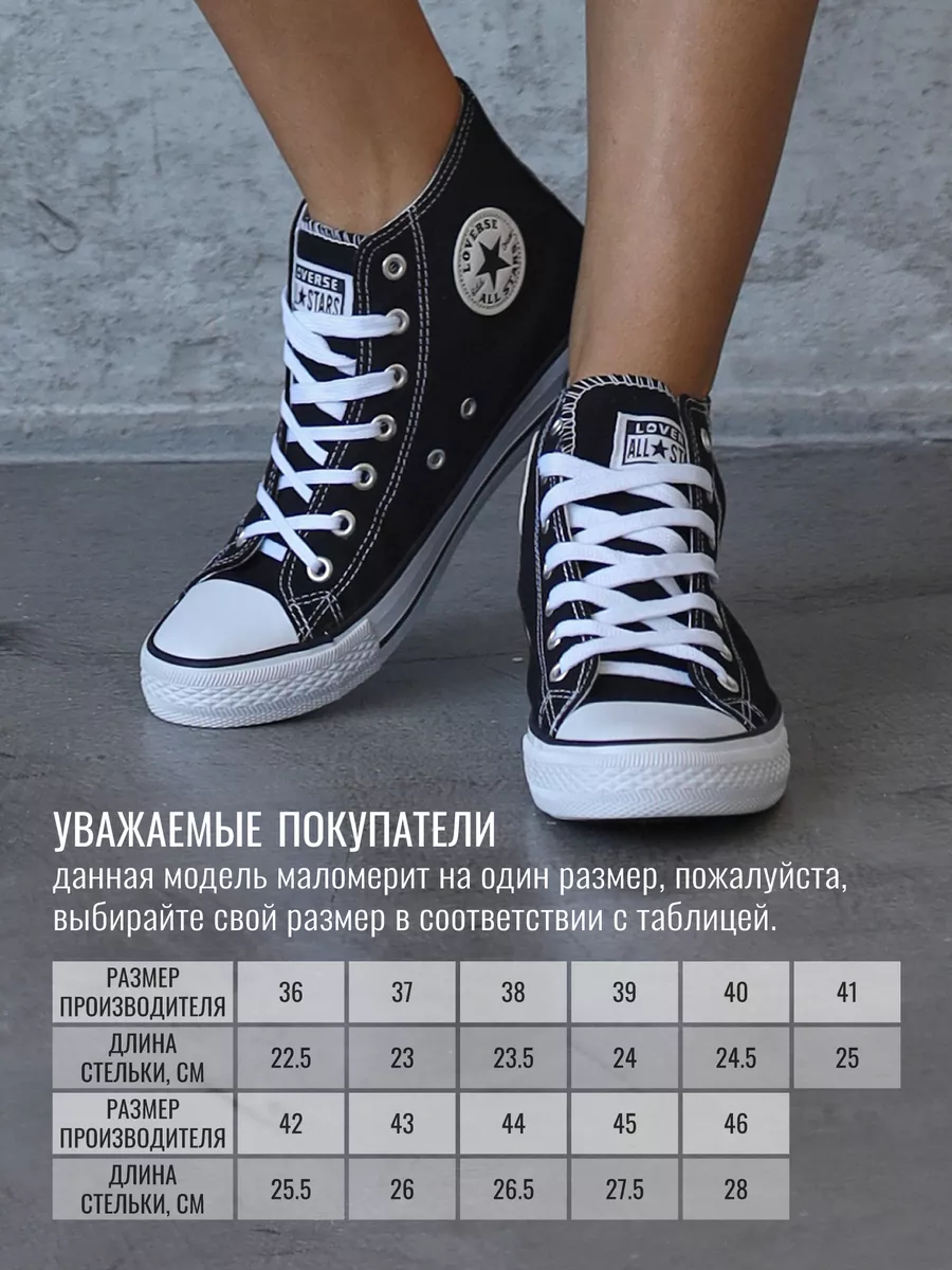 Кеды высокие черные Converse 86782594 купить за 1 314 ₽ в интернет-магазине  Wildberries