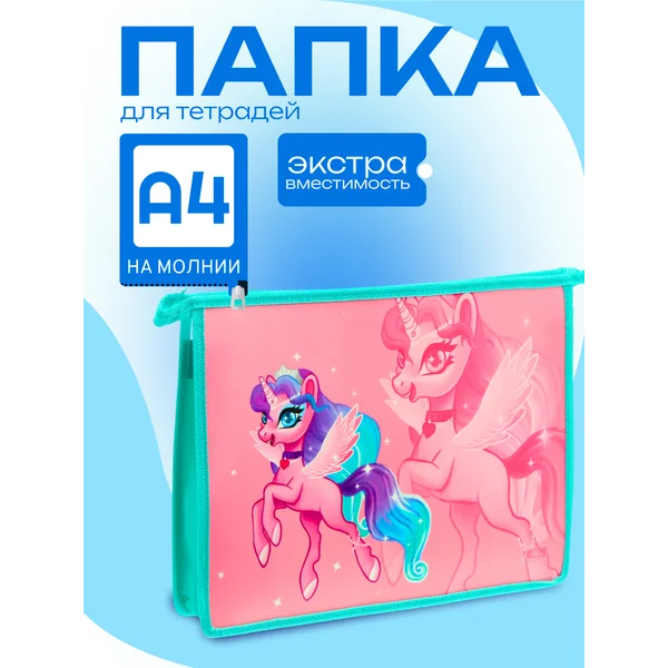 Папка школьная для тетрадей А4, пластиковая