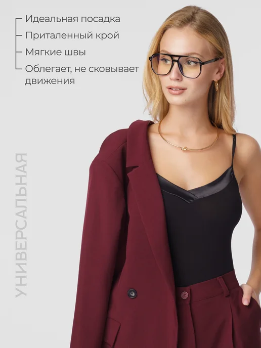 MelStyle Майка на тонких бретельках под пиджак нарядная летняя, черный, фото 2