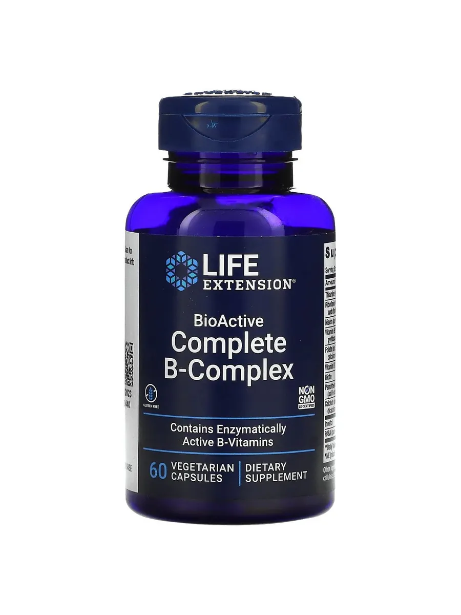 Витамины группы В, B-Complex Life Extension 86948473 купить за 1 229 ₽ в  интернет-магазине Wildberries