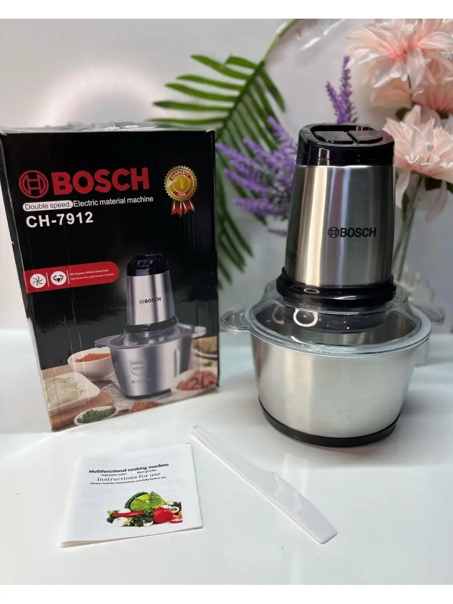 измельчитель, миксер, для кухни, для дома Bosch 86955934 купить в  интернет-магазине Wildberries