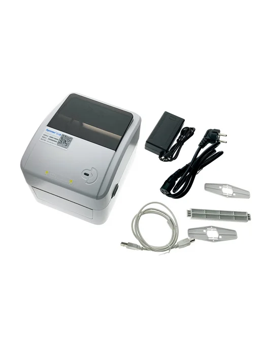 Xprinter Термопринтер этикеток для маркетплейсов XP-420B, серый, фото 6