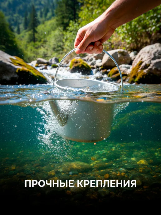ЭРГ-АЛ Чайник - котелок походный с крышкой 2,5 л, 2,5 л, фото 3