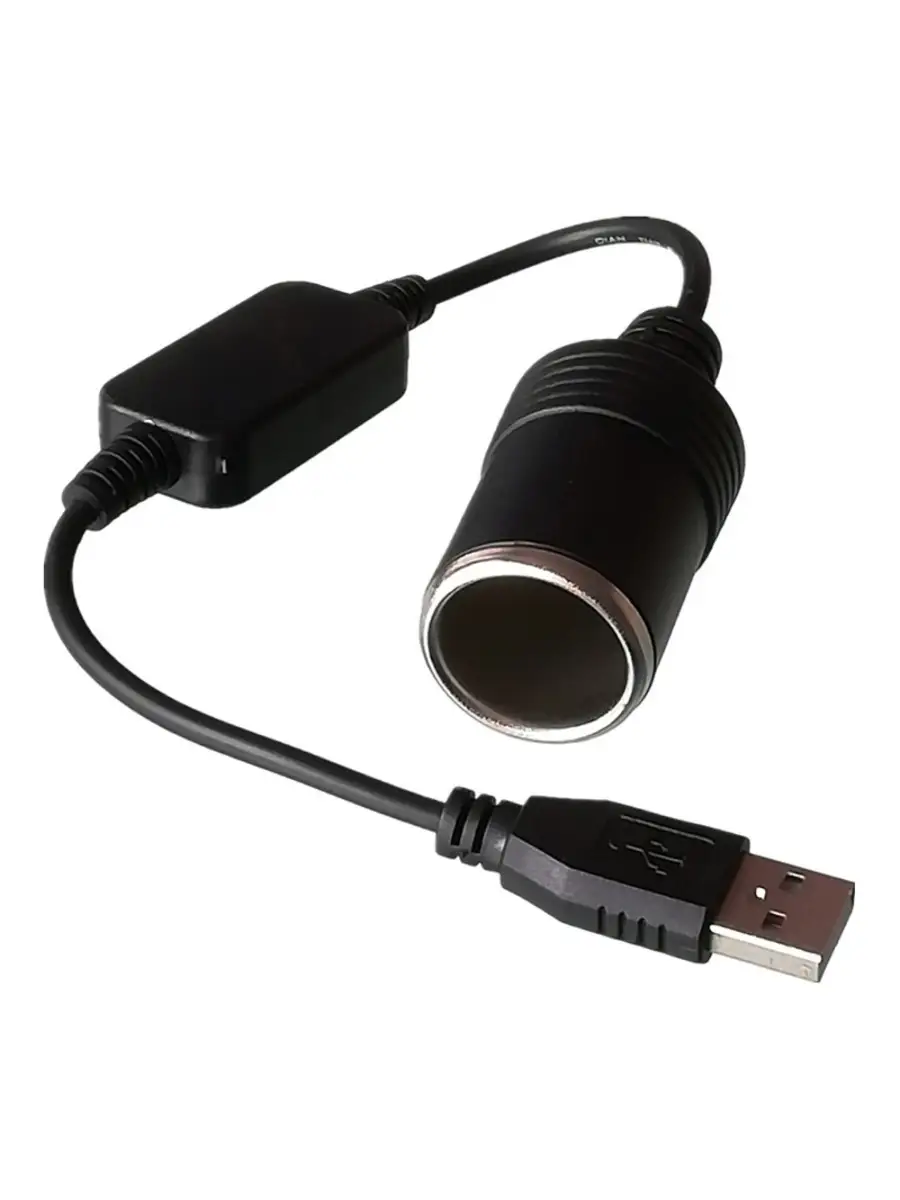 Кабель переходник с USB на прикуриватель, с 5В на 12В MEGAlavka 87016258  купить за 402 ₽ в интернет-магазине Wildberries