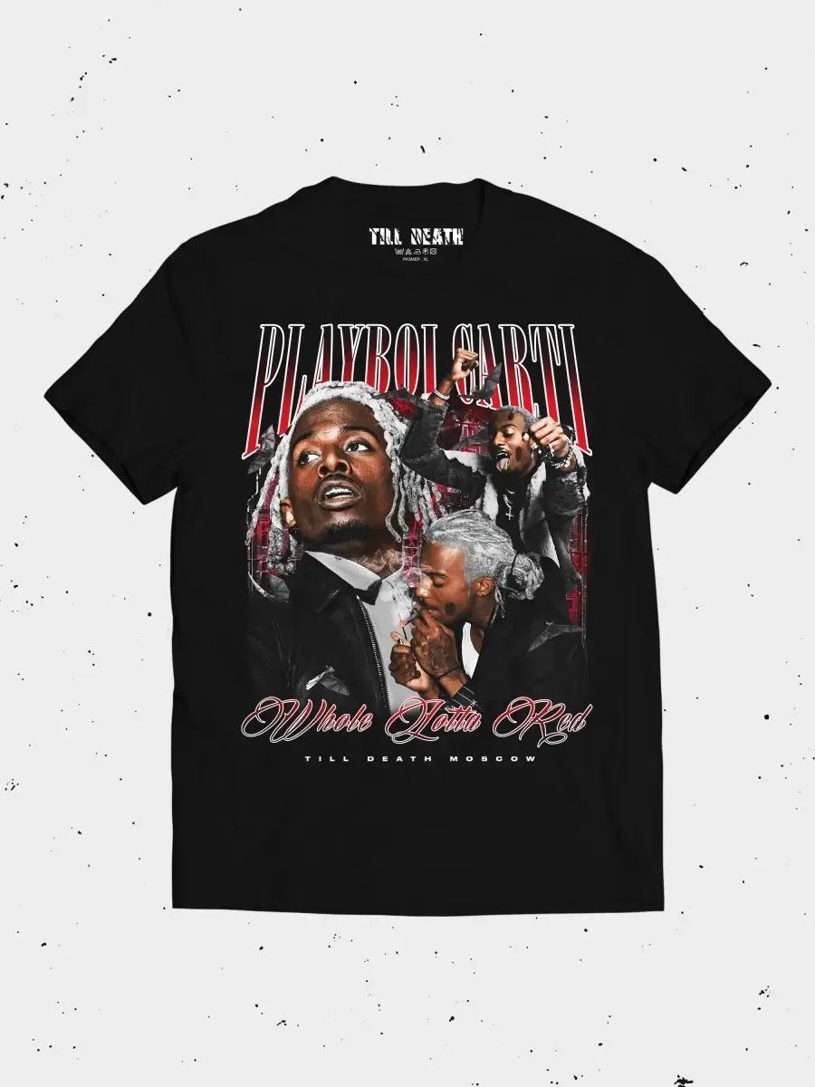 Футболка Playboi Carti Vamp Whole Lotta Red Карти Opium Till Death Moscow  87027485 купить за 2 245 ₽ в интернет-магазине Wildberries