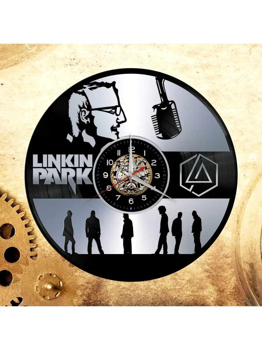 Часы настенные- Linkin Park (серебристая подложка) LazerClock 87056131  купить за 796 ₽ в интернет-магазине Wildberries