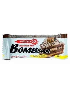 BombBar Батончик неглазированный с протеином