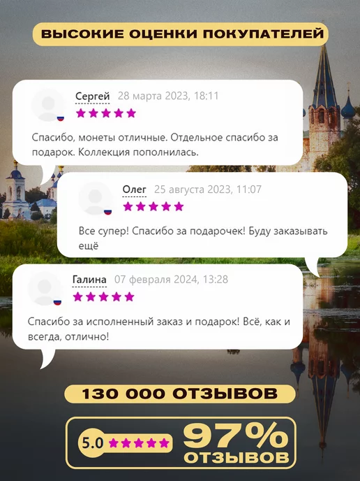 Монетный дискаунтер Коллекционная монета России "Ивановская область" 2022, вариант, фото 5