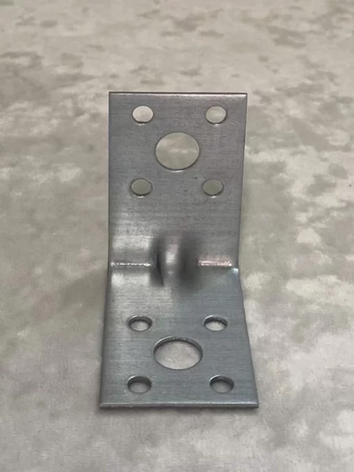 FIXER Уголок усиленный крепежный 50х50х35 оцинкованный, 50x35, фото 5