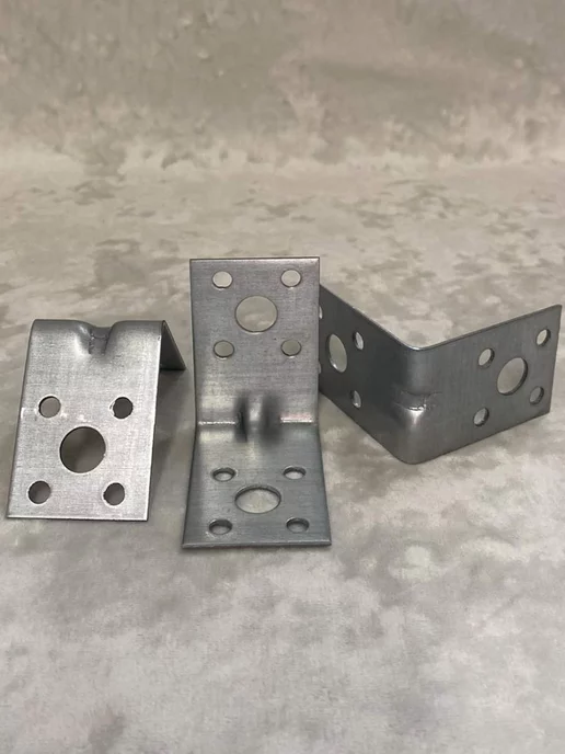 FIXER Уголок усиленный крепежный 50х50х35 оцинкованный, 50x35, фото 6