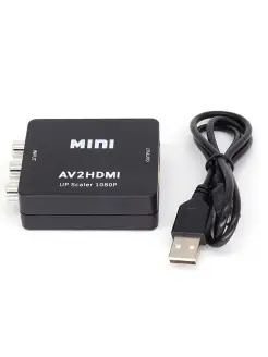 Цифровой конвертер AV (RCA тюльпаны) на HDMI MINI 87173084 купить за 379 ₽ в интернет-магазине Wildberries