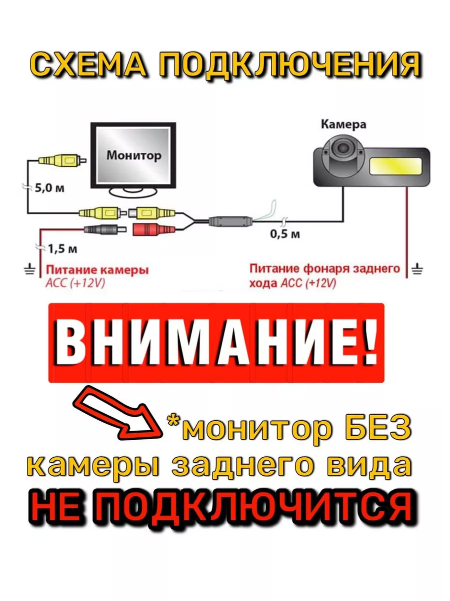 Монитор -Дисплей 5 Дюймов для камеры Парковки автомобильный Монитор  автомобильный для камеры заднего вида 87265611 купить за 1 340 ₽ в  интернет-магазине Wildberries