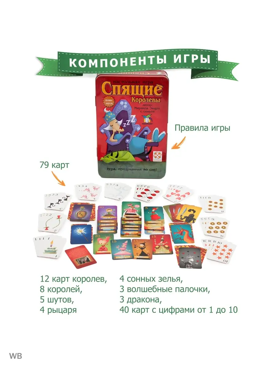 Настольная игра Спящие королевы Делюкс купить в Челябинске - цена