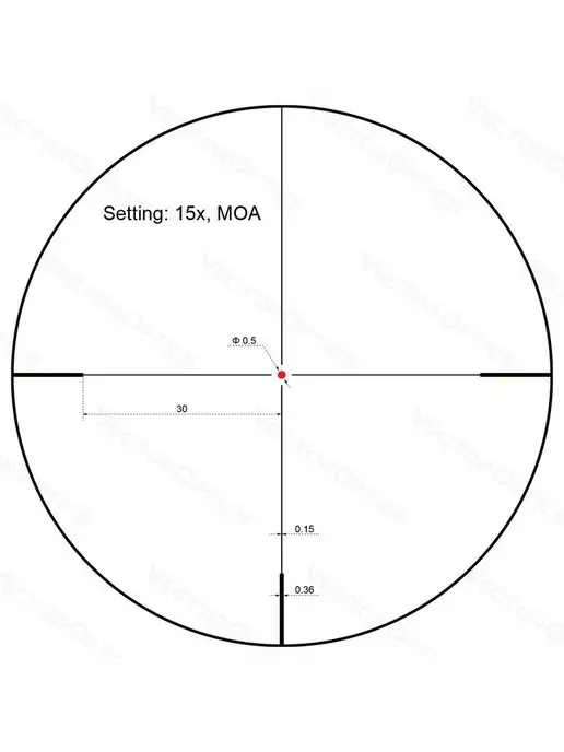 Vector Optics Прицел оптический Forester 3-15x50, 315x50, фото 3
