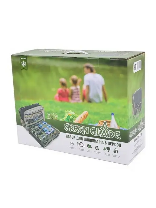 Green Glade Набор для пикника Т3653 18л 48 предметов, 18 л, фото 6