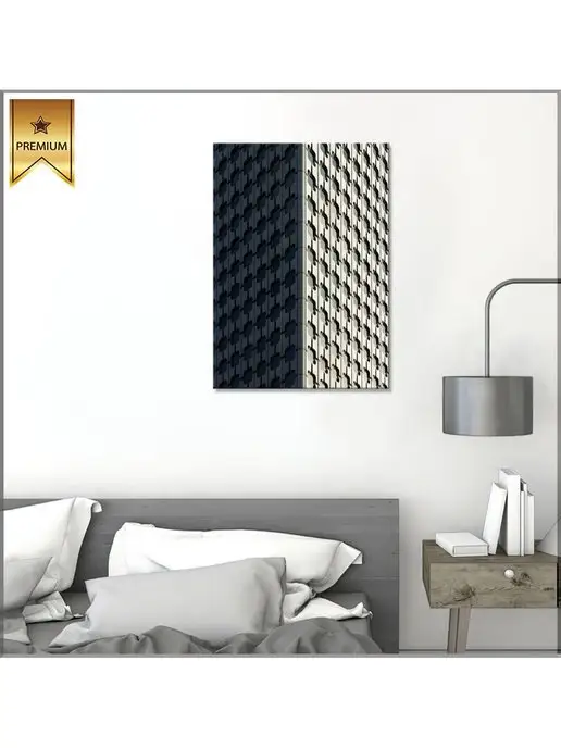 Classic Art Картина на холсте архитектурный паттерн 20х30, 20x30