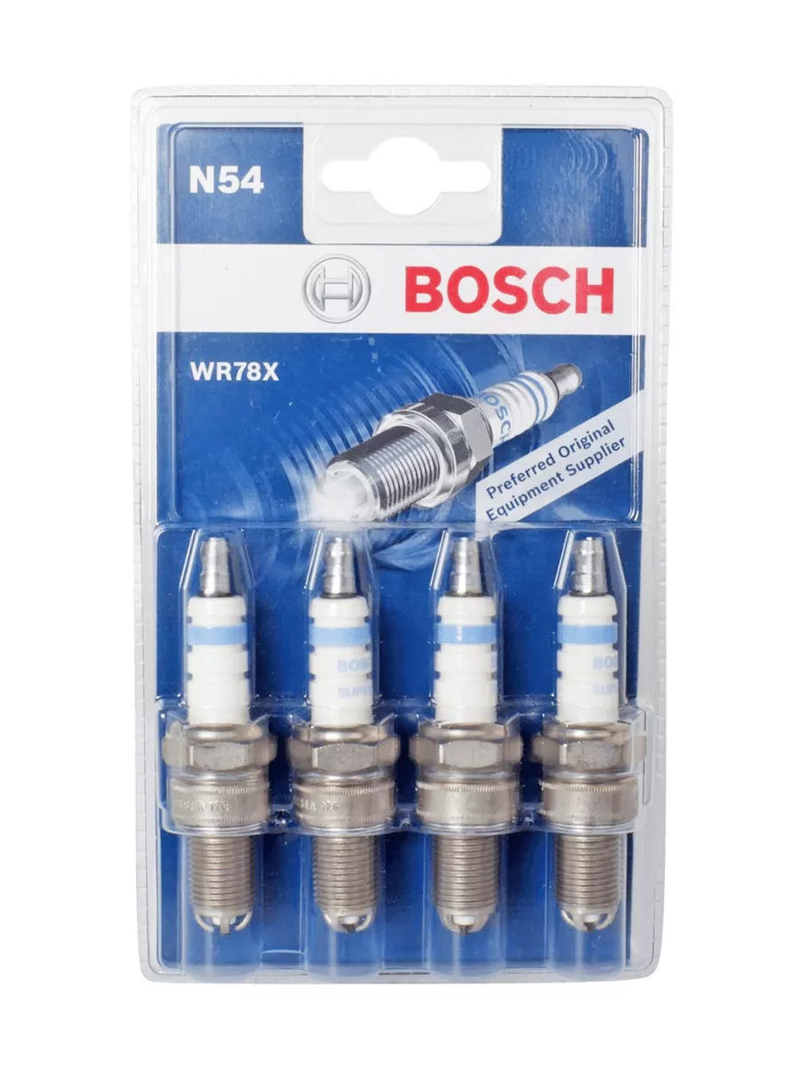 Свеча зажигания BOSCH WR78X SUPER-4 ВАЗ-2110 8 клапанов BOSCH 87754570  купить за 2 528 ₽ в интернет-магазине Wildberries