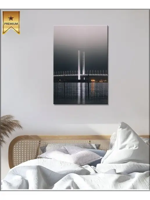 Картины с городами Картина на холсте Австралия архитектура мост 7 20х30, 20x30