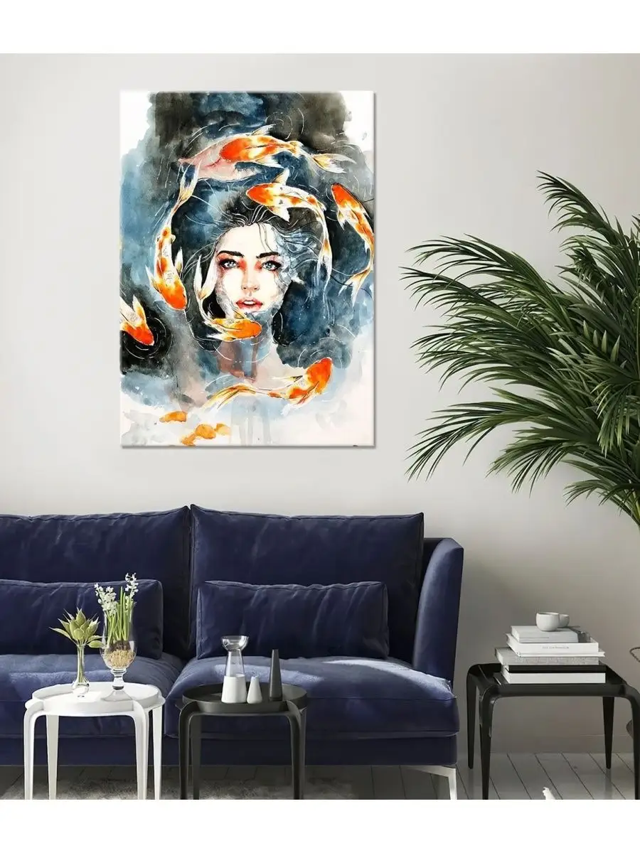 Картина на холсте Арт Красивая девушка 16 40х60 Интерьерные картины  87902273 купить за 1 256 ₽ в интернет-магазине Wildberries