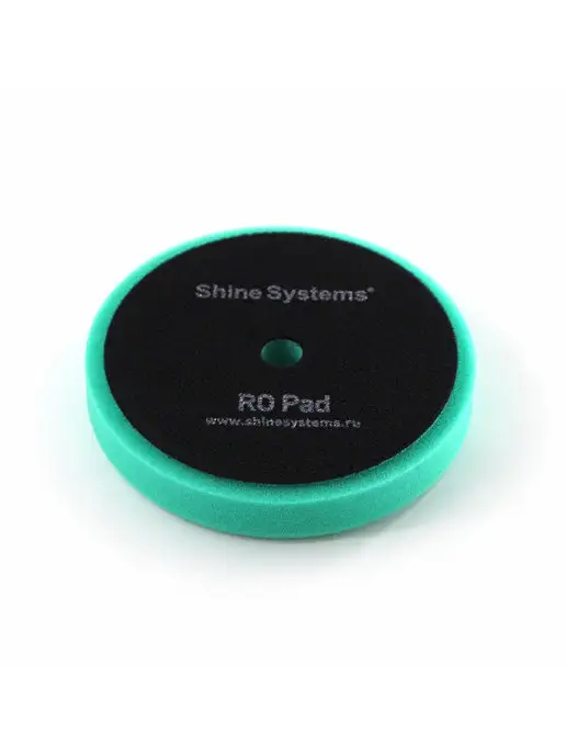 Shine Systems Полировальный круг твердый RO Foam Pad Green 130 мм SS549, зеленый, фото 2