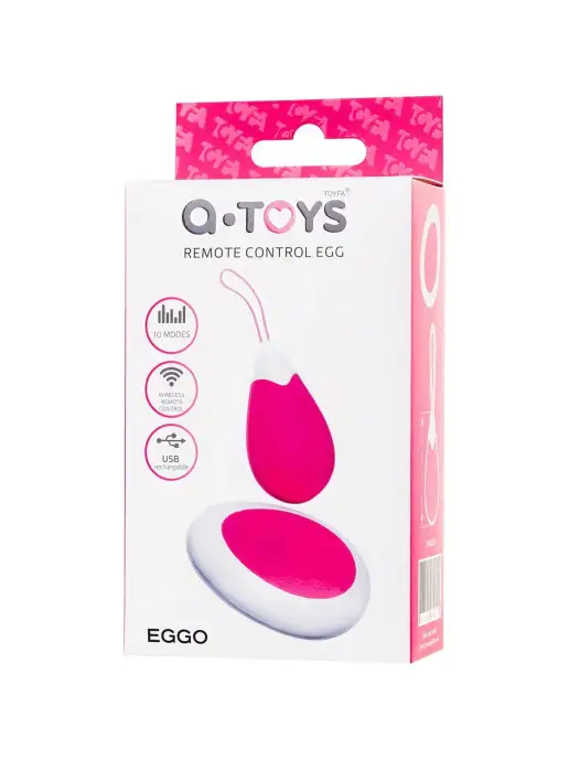 A-Toys by TOYFA Виброяйцо с пультом управления 7,6 см, розовый, фото 8
