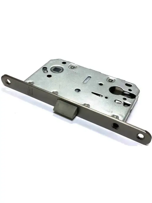 Vantage Замок межкомнатный бесшумный PLASTIC P85 GR графит, серый, фото 4