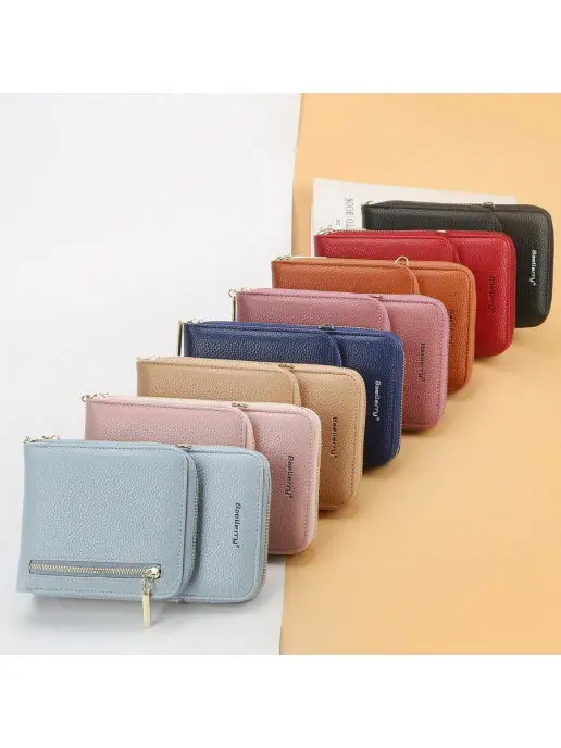 BAGS_CHI Клатч кошелек с длинным ремешком, розовый, фото 2