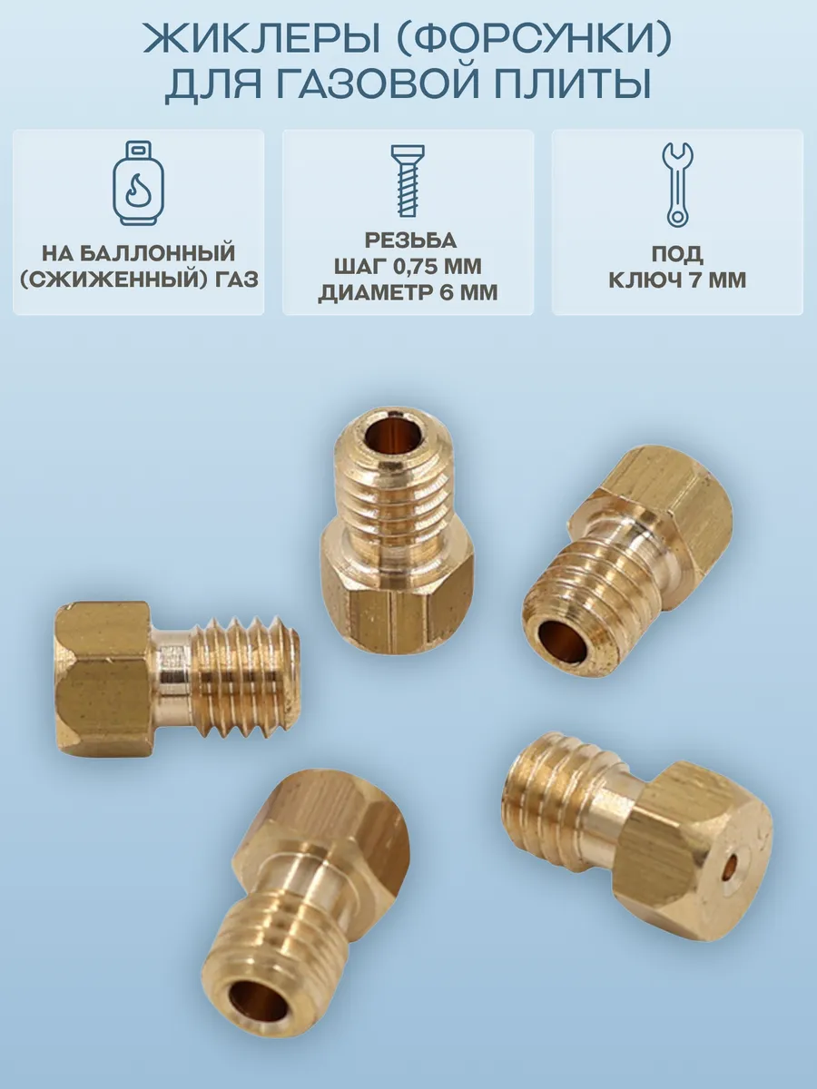 Жиклеры (форсунки) для газовой плиты