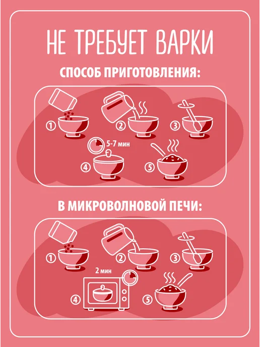 Макфа Каша с земляникой, клубникой и йогуртом 25 шт по 40 г, 25 шт, 40 г, фото 5