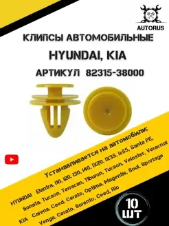 Клипсы автомобильные AutoRus63 88754486 купить за 179 ₽ в интернет-магазине Wildberries