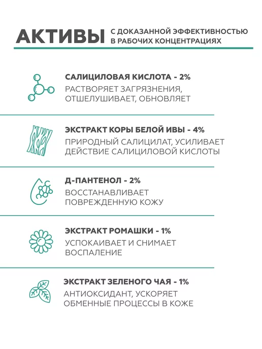 Гельтек Отшелушивающий лосьон для лица с салициловой кислотой, 100 мл, фото 6