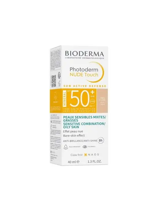 Bioderma Солнцезащитный флюид для лица с тоном, белый, фото 3